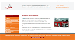 Desktop Screenshot of komo-aachen.de
