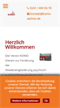 Mobile Screenshot of komo-aachen.de
